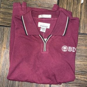 Women’s Polo Burgundy Becton Dickinson Tri Mountain M